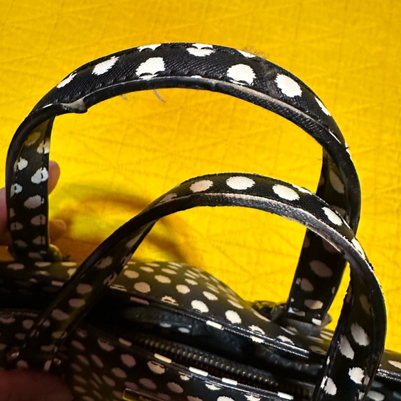 Kate Spade black and white polka dot handbag and coin purse - Picture 5 of 6